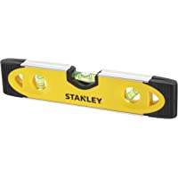 Stanley 0-43-511 Alto impacto 230mm V Base magnética- Amarillo